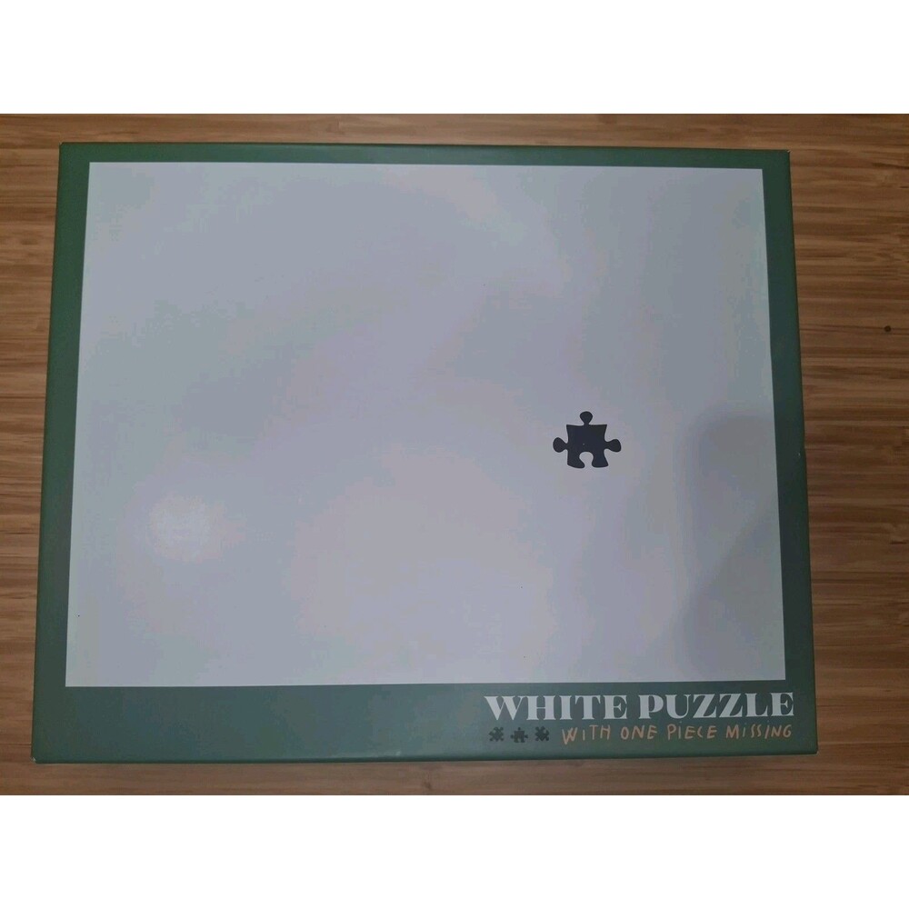 Simone Giertz Incomplete/complete Solid White Puzzle 499 Pcs-Yetch Studio- 24x18